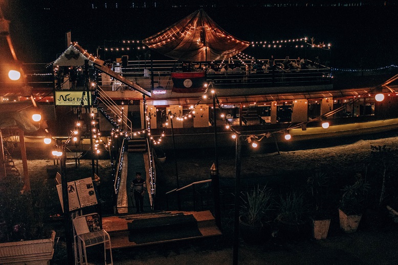 Dinner an der Mekong Promenade