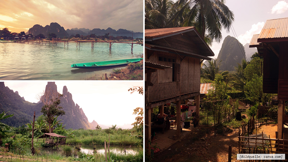 Beliebtes Reiseziel in Laos: Vang Vieng