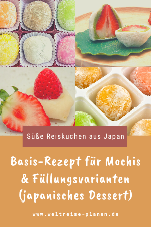 Japanische Mochi süße Reiskuchen