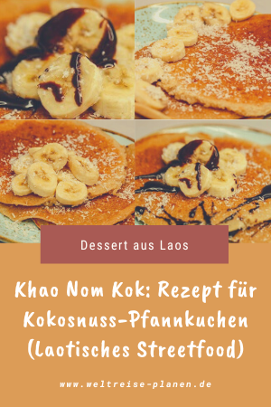 Laotisches Dessert Khao Nom Kok
