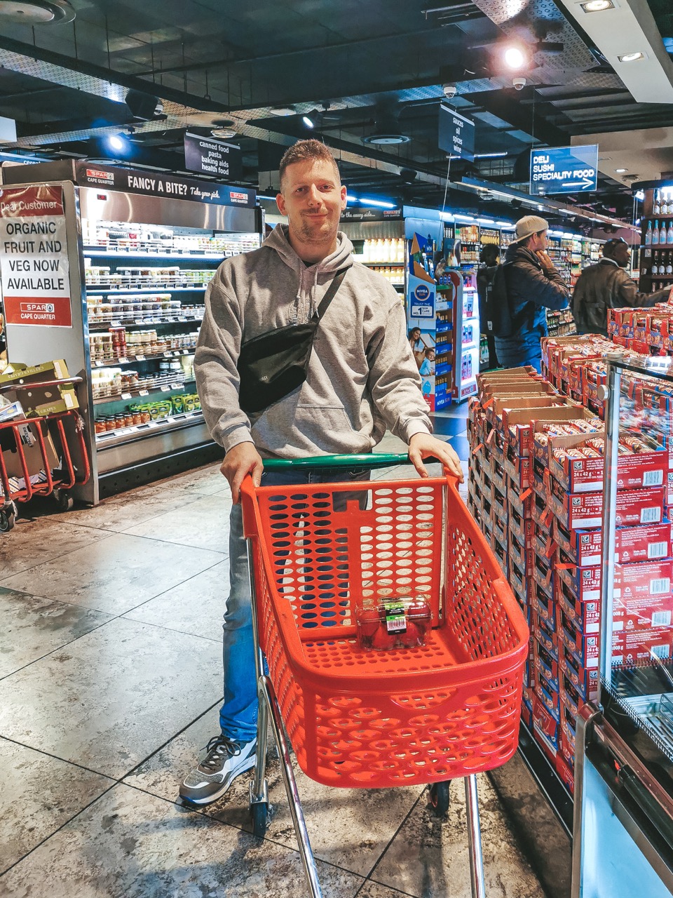 Lebensmittel einkaufen Supermarkt Kapstadt