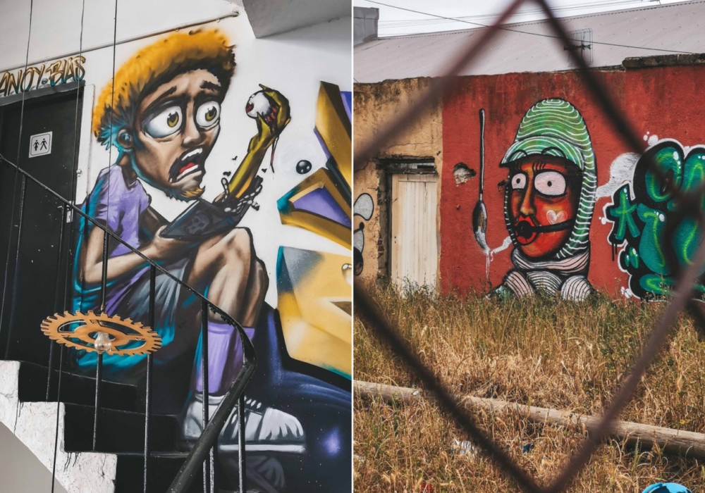 Woodstock Streetart Graffiti Kapstadt Aktivität