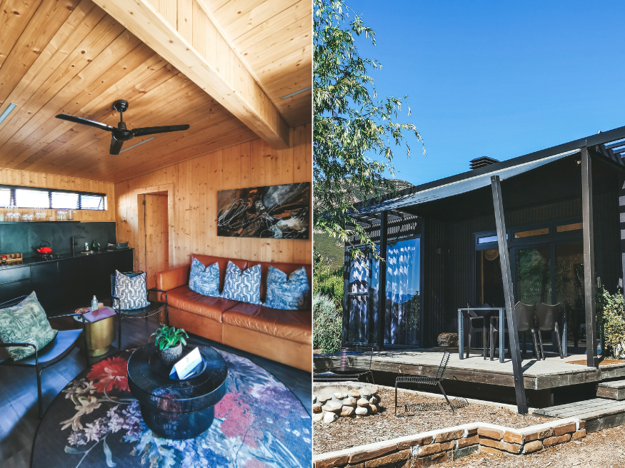 Dwarsberg Trout Hideaway Wallis Simpson Fire
