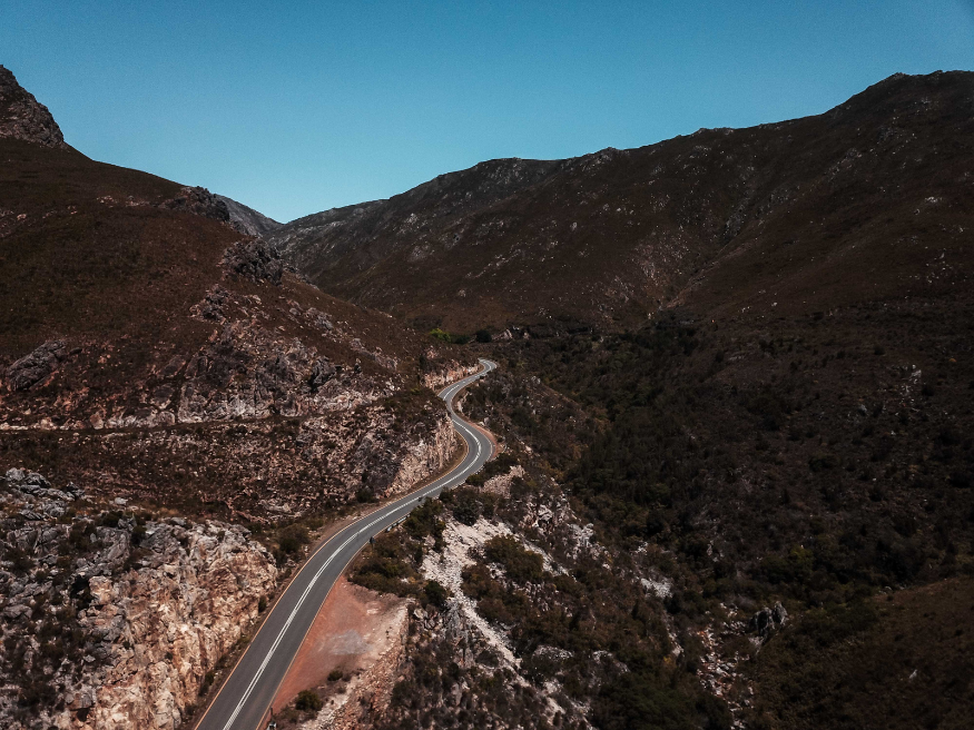 Franschhoek Pass Landschaft Weinregion