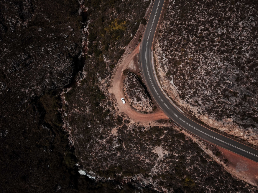 Franschhoek Pass Passstraße Südafrika