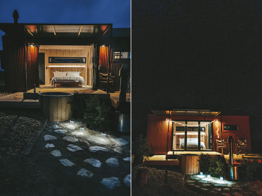 Cherry Glamping Übernachten Tiny House