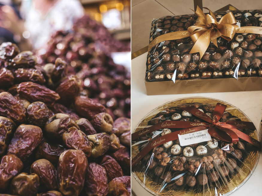 Abu Dhabi Dattelmarkt lokale Spezialitäten Souvenirs