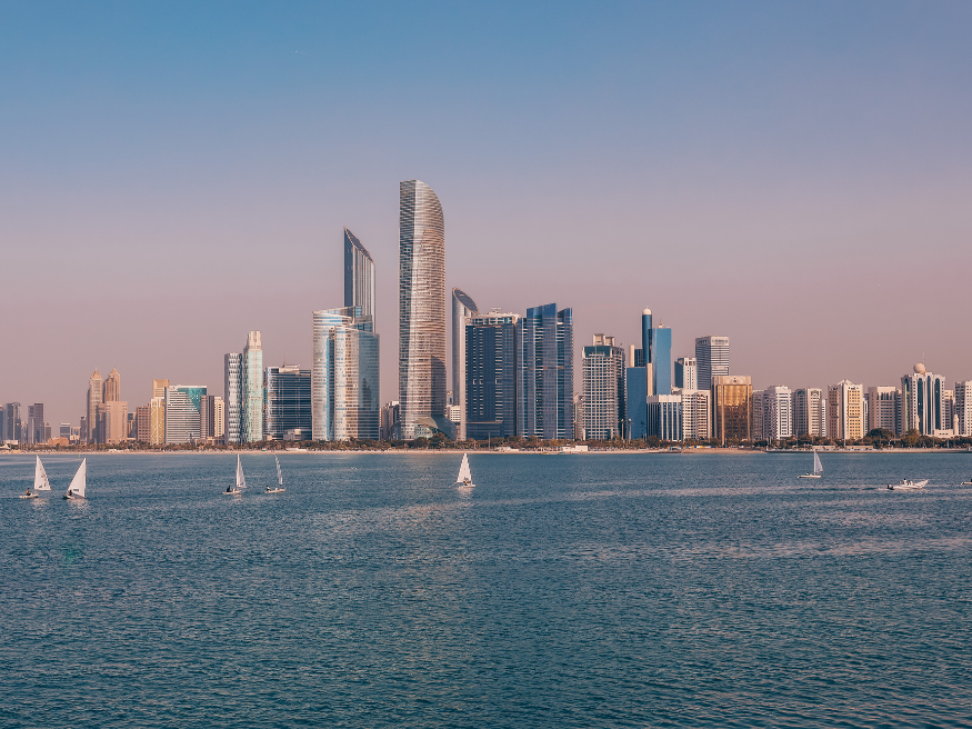 Aussichtspunkte Abu Dhabi Skyline