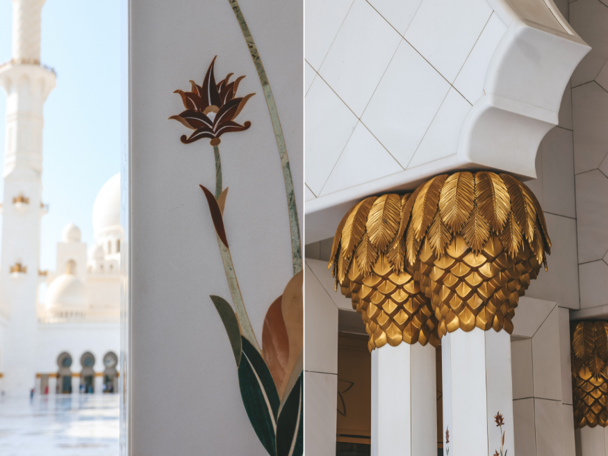 Besichtigung der Sheikh Zayed Moschee