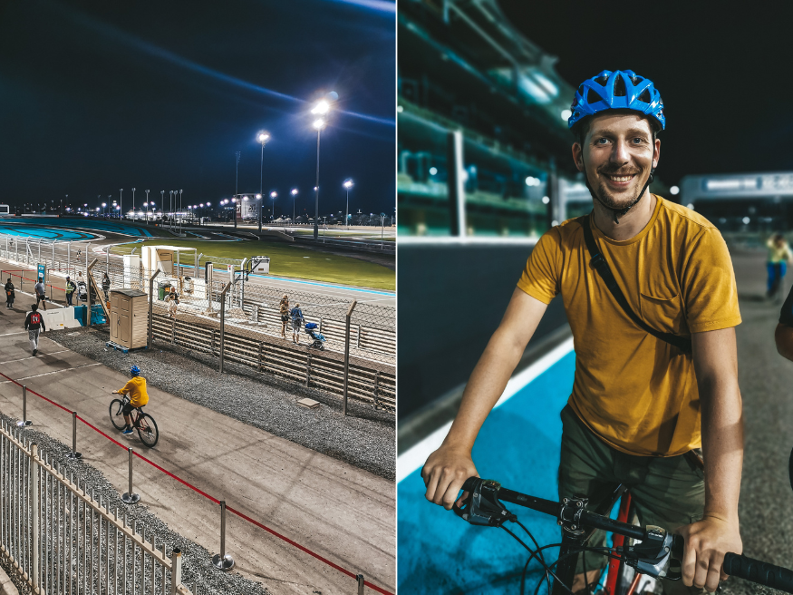 Radfahren am Yas Marina Circuit