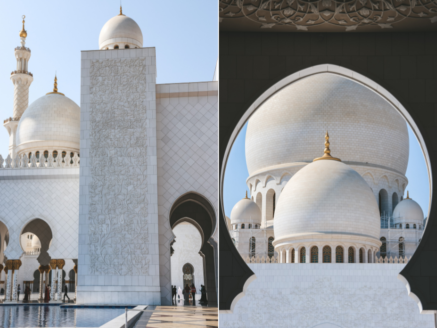 Sheikh Zayed Moschee Highlight Reisetipp Abu Dhabi