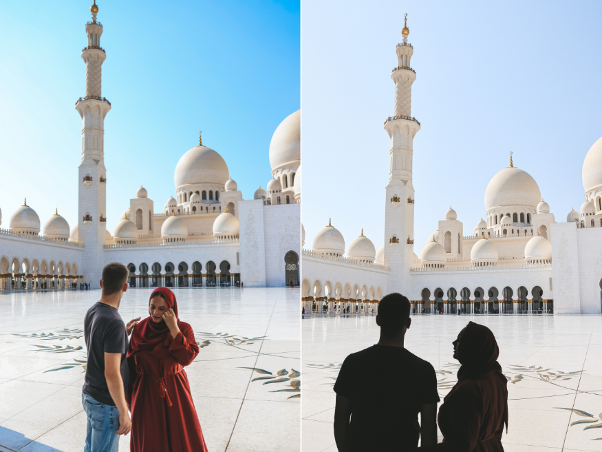 Sheikh Zayed Moschee Sehenswürdigkeiten Abu Dhabi