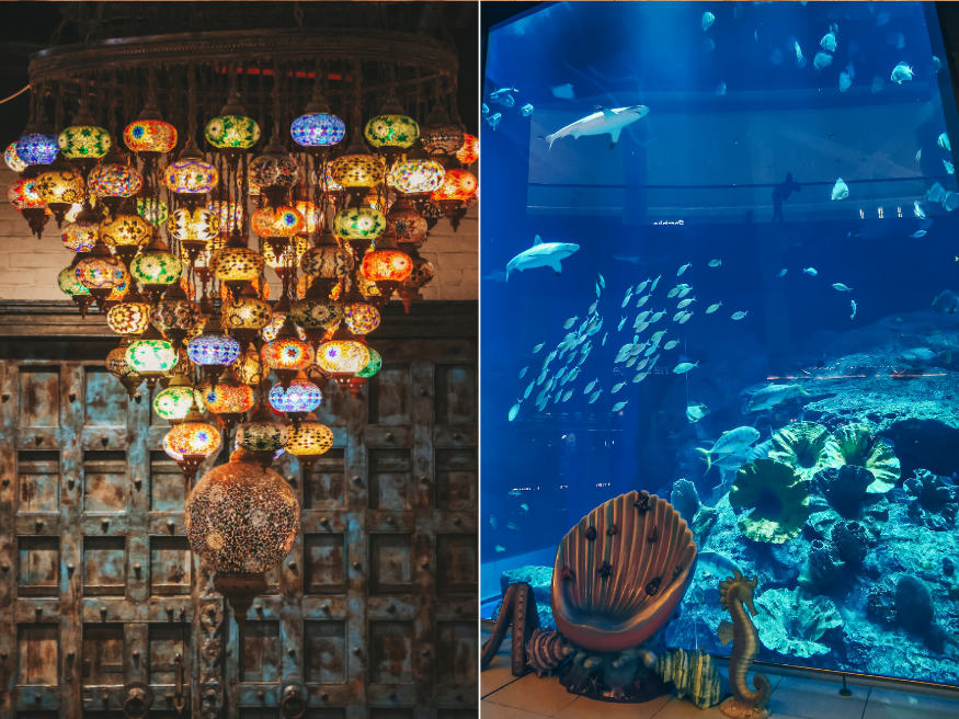 Aquarium Dubai Mall Sehenswürdigkeit
