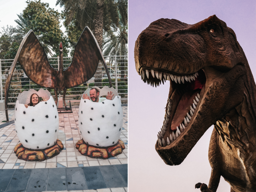 Dinopark Dubai Garden Glow Dinosaurier