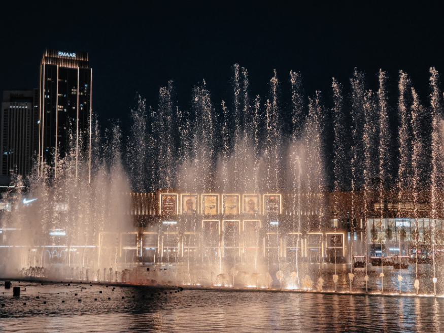 Dubai Fountain Wasserspiel
