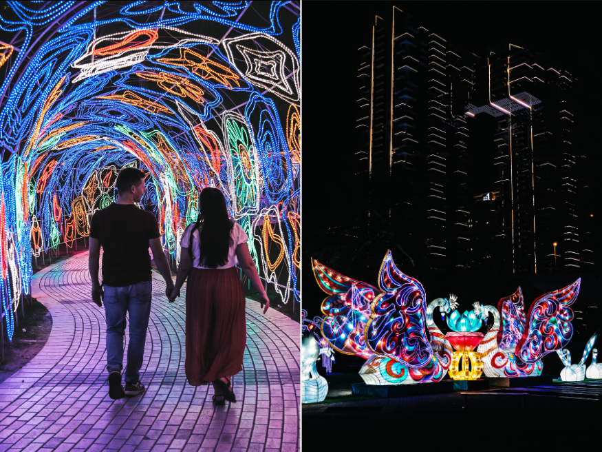 Dubai Garden Glow Fotografieren Fotomotiv