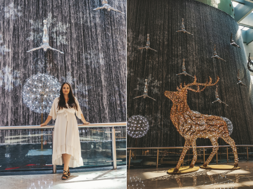 Dubai Mall Human Waterfall Fotomotiv