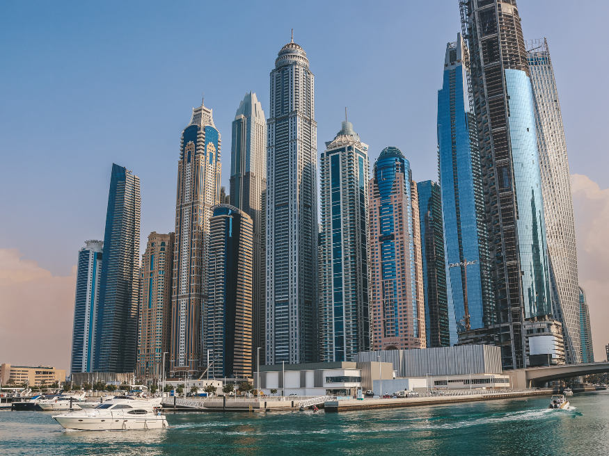 Dubai Marina Spaziergang
