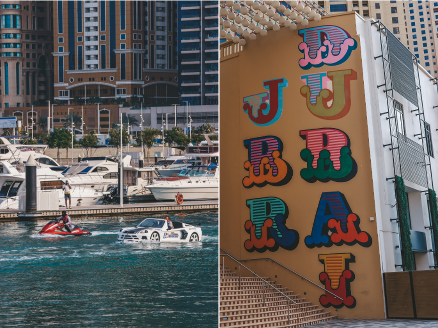 Dubai Marina Yachthafen Vereinigte Arabische Emirate