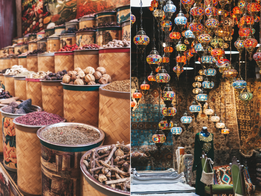 Dubai Old City Souk einkaufen