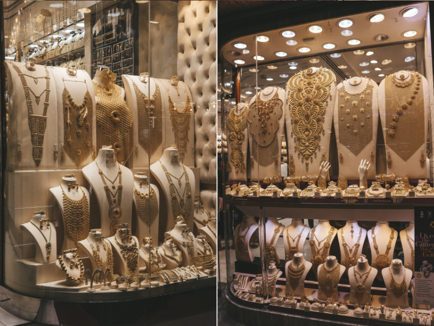 Gold-Souk Dubai Goldschmiedekunst Gold kaufen