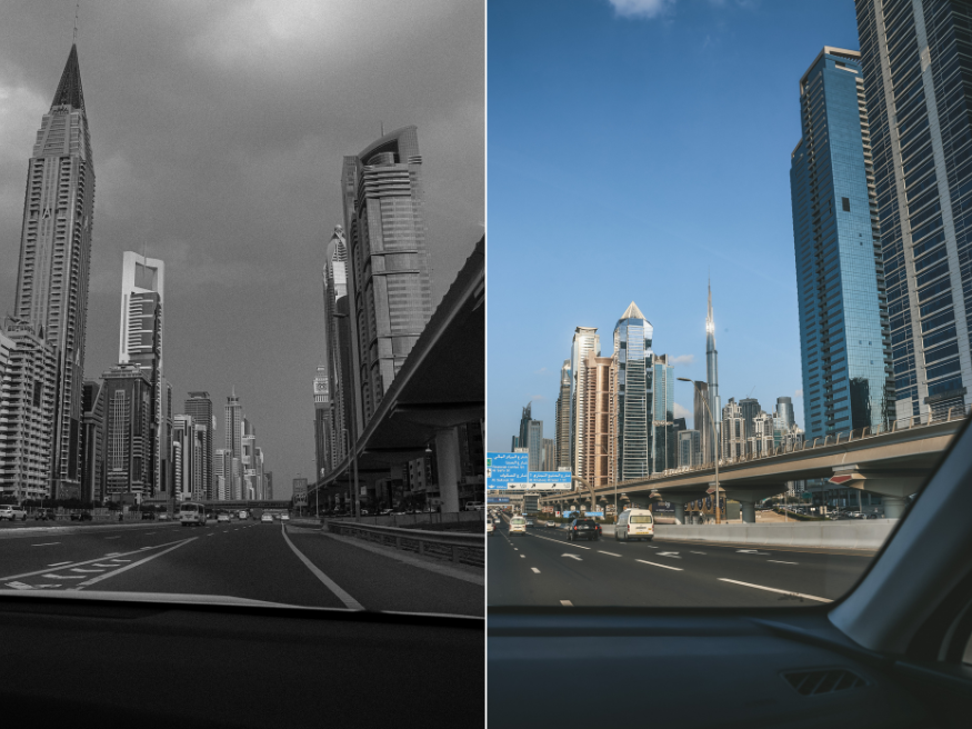 New Dubai Skyline moderne Gebäude Architektur