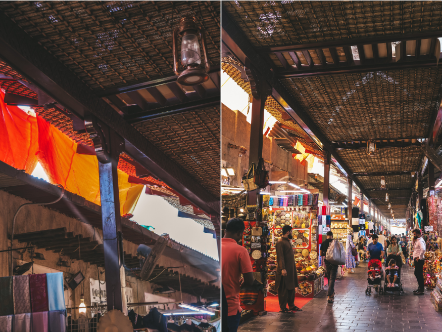 Stoffmarkt in Alt-Dubai