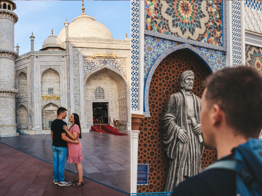 Themenpavillons im Global Village