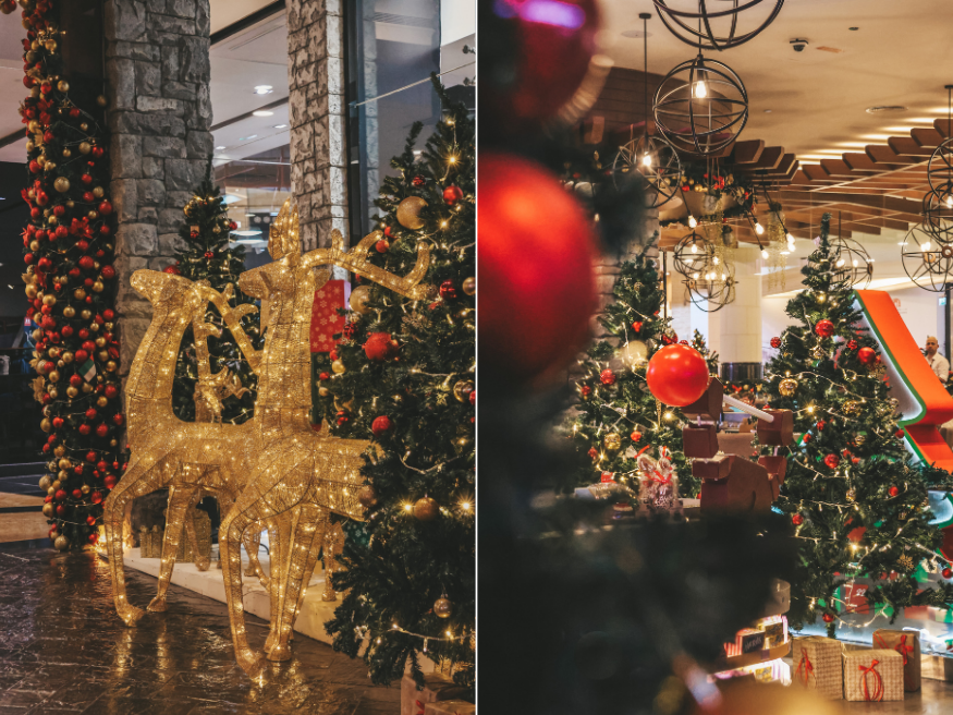 Weihnachtsdeko in der Dubai Mall